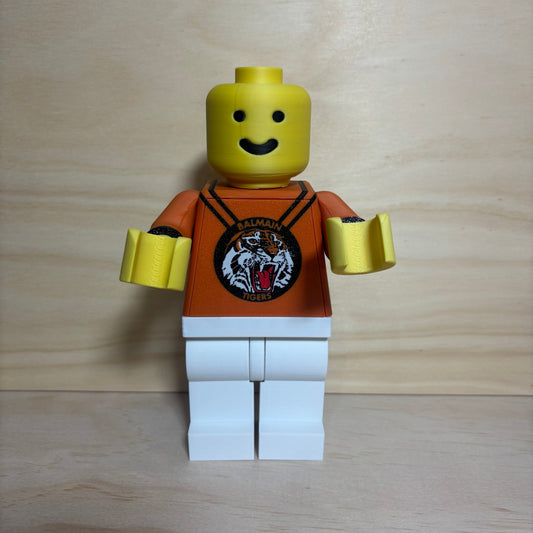 Balmain Tigers NRL Brickman Figure