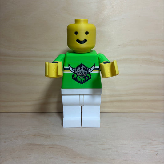 Canberra Raiders NRL Brickman Figure