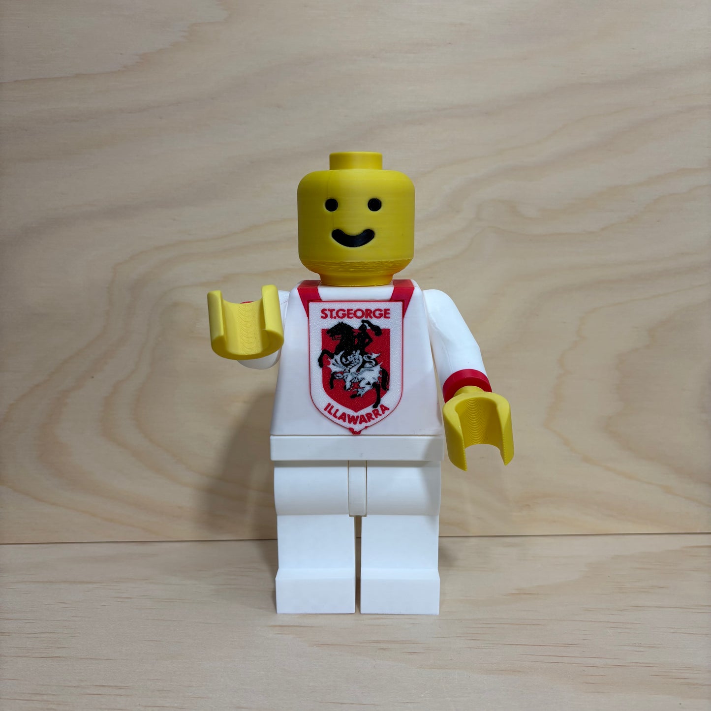 St George Illawarra Dragons NRL Brickman Figure