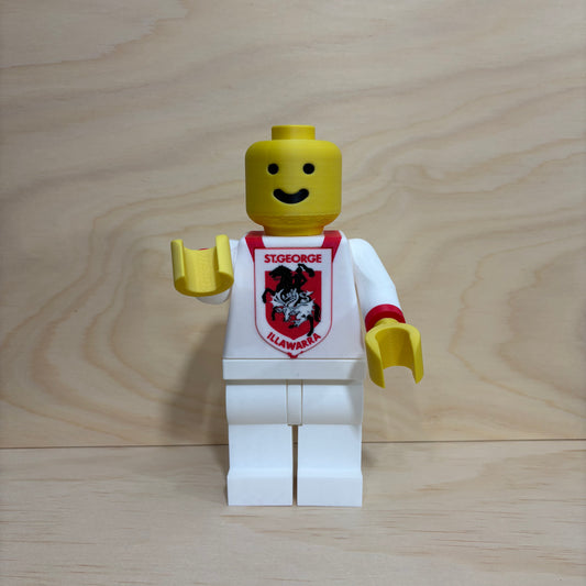 St George Illawarra Dragons NRL Brickman Figure