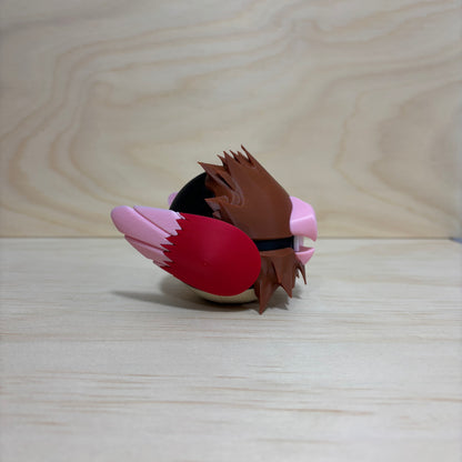 3D printed #0021 Spearow Poké Ball collectible featuring Spearow integrated into a Poké Ball-inspired design.